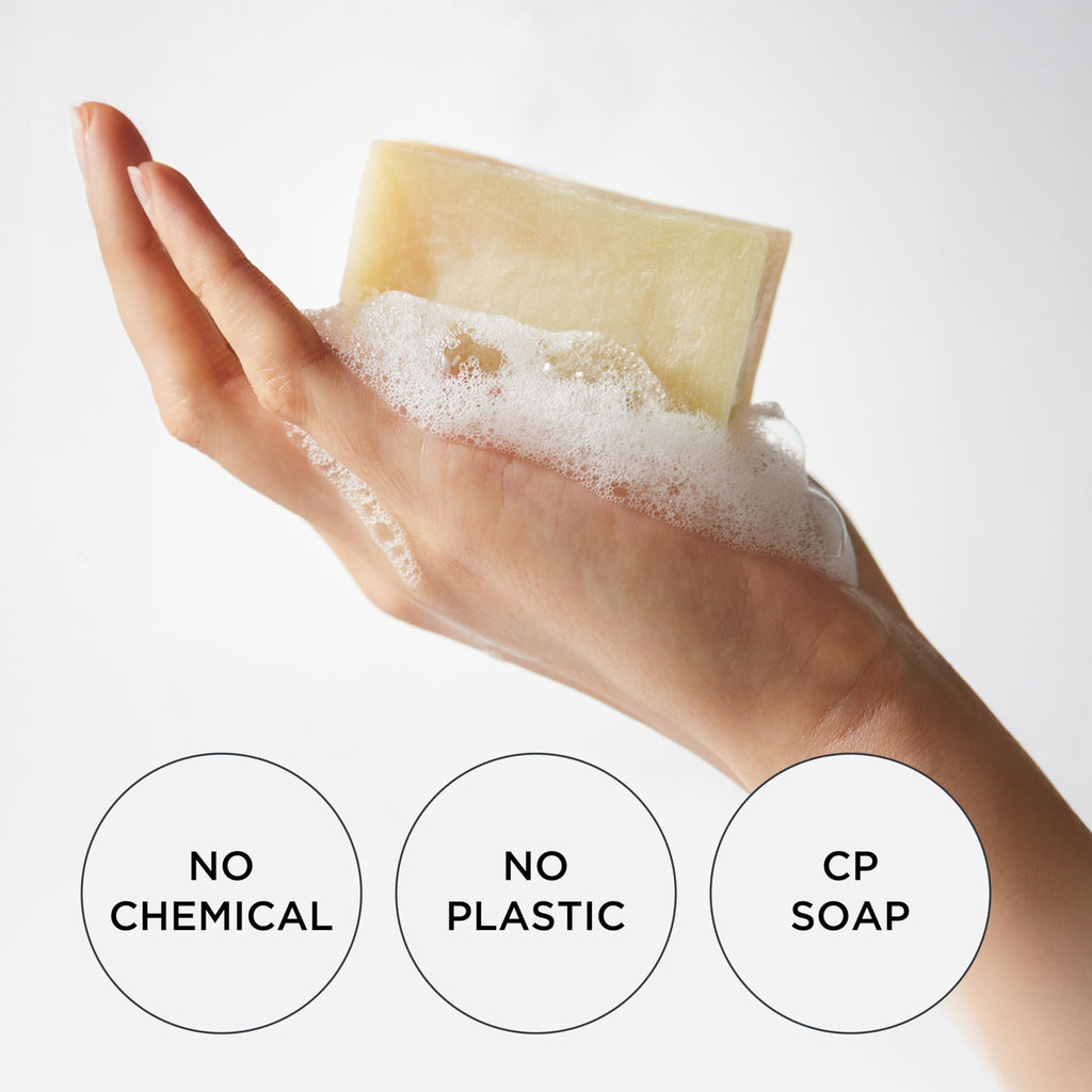 cepoLAB Biogenic Soap with 25% CLEPS® | Gentle Hydrating Cleanser for Face & Body – Olive Oil, Shea Butter & Lavender
