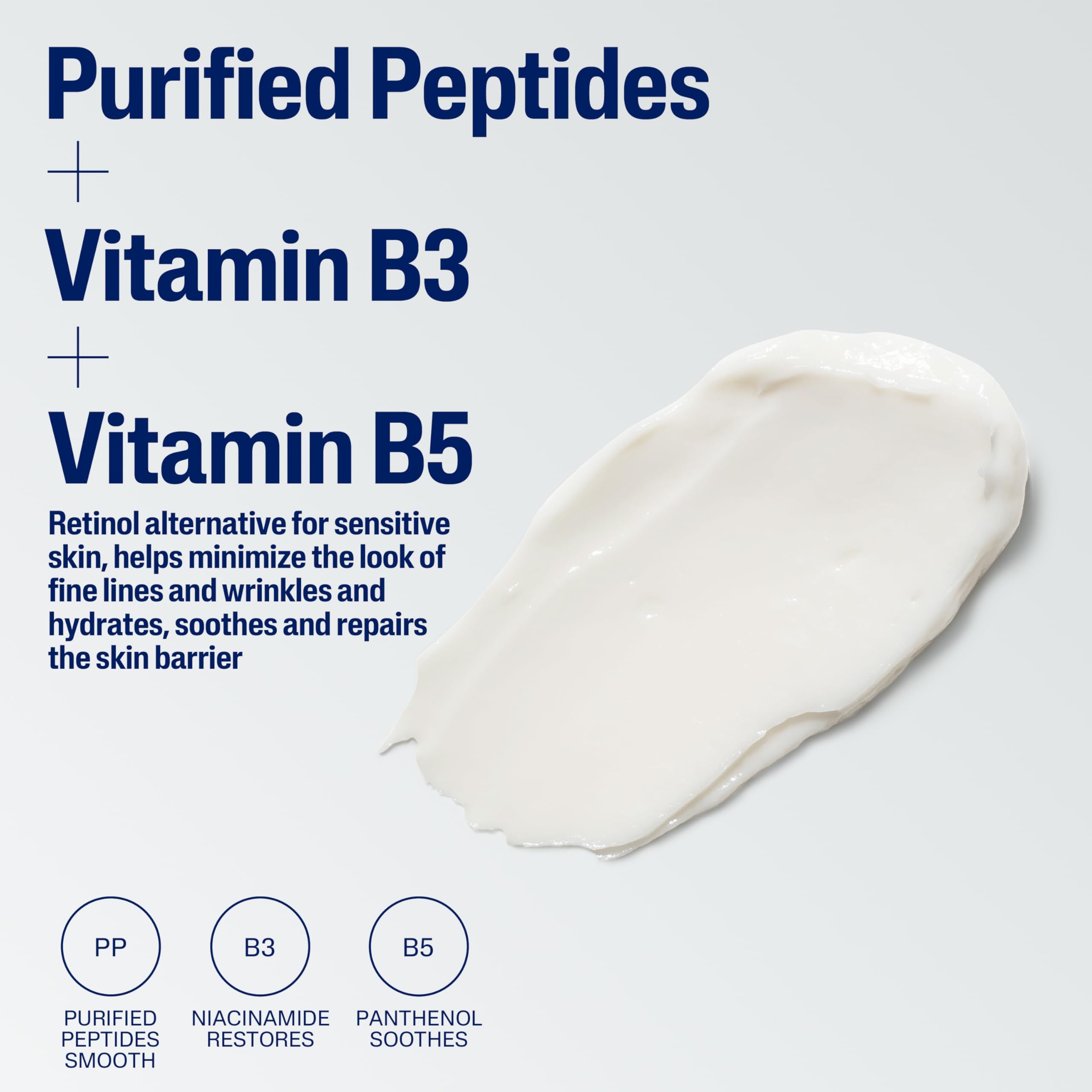 Cetaphil Healthy Renew Night Cream – Peptide Retinol Alternative for Sensitive Skin, 1.7 oz