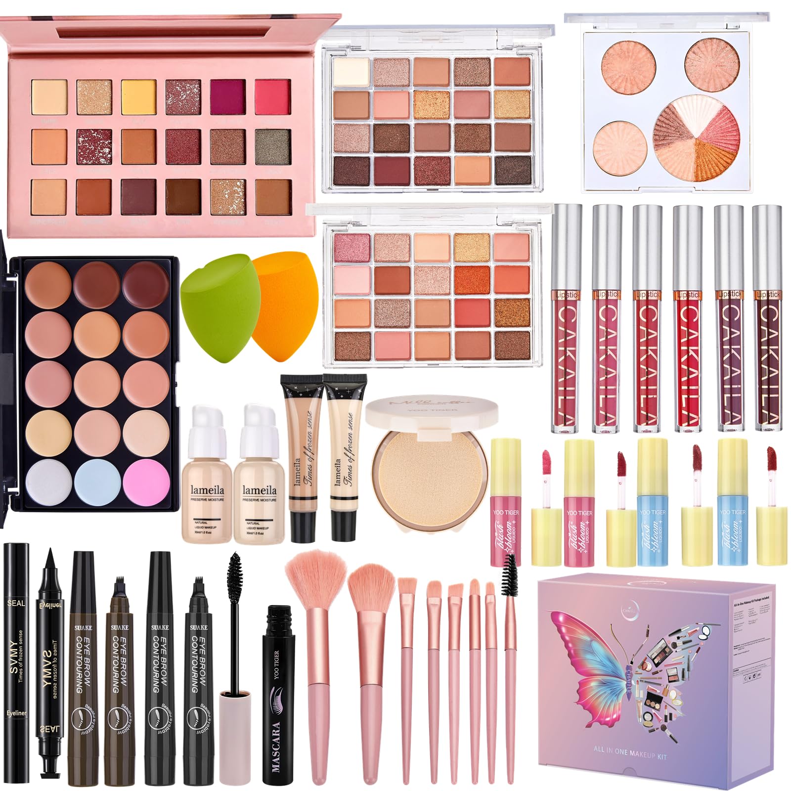 CHAFFUL All-in-One Makeup Kit Gift Set for Women | Complete Makeup Essentials