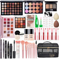 CHAFFUL All-in-One Makeup Kit for Women | Complete Gift Set with Foundation & Brushes