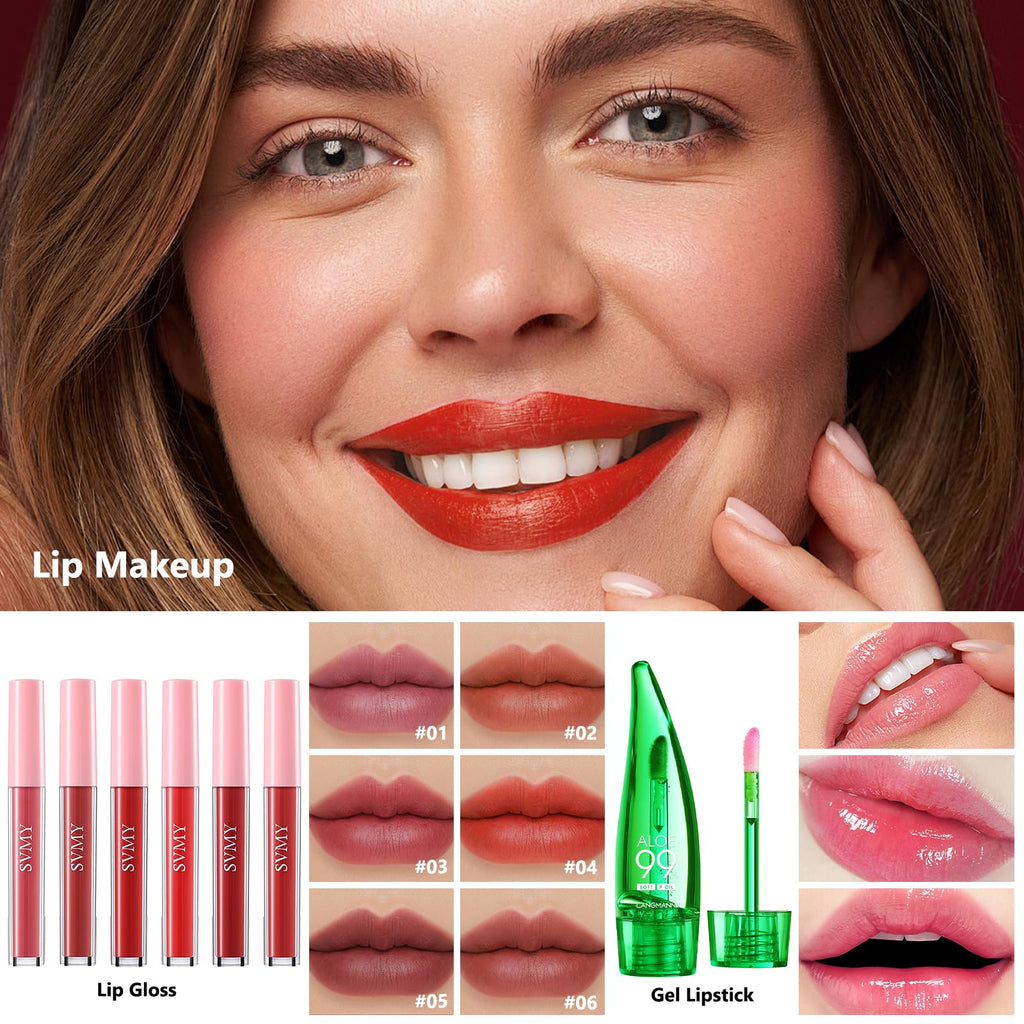 CHAFFUL All-in-One Makeup Kit for Women | Complete Gift Set with Foundation & Brushes