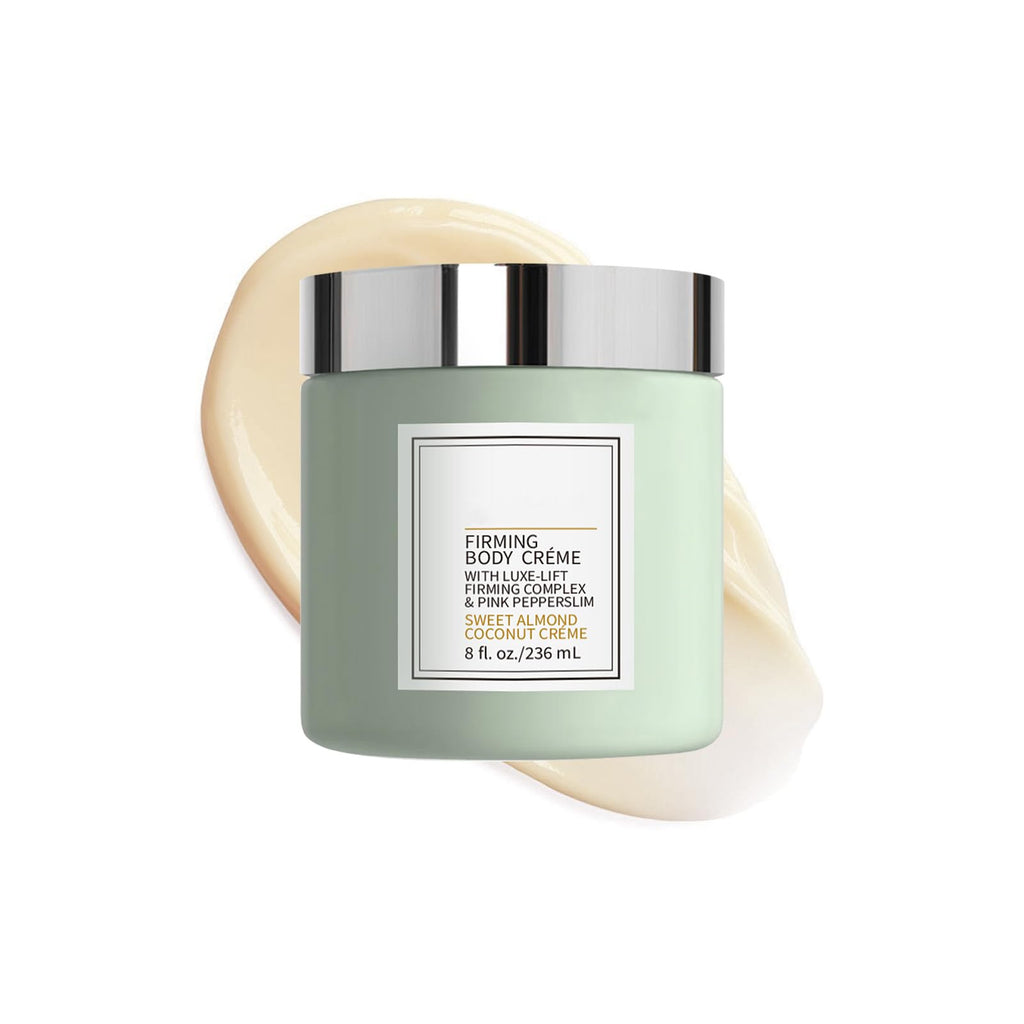 Champagne Moisturizing Firming Body Creme – Hydration & Tightening, Coconut Scent, 8 oz