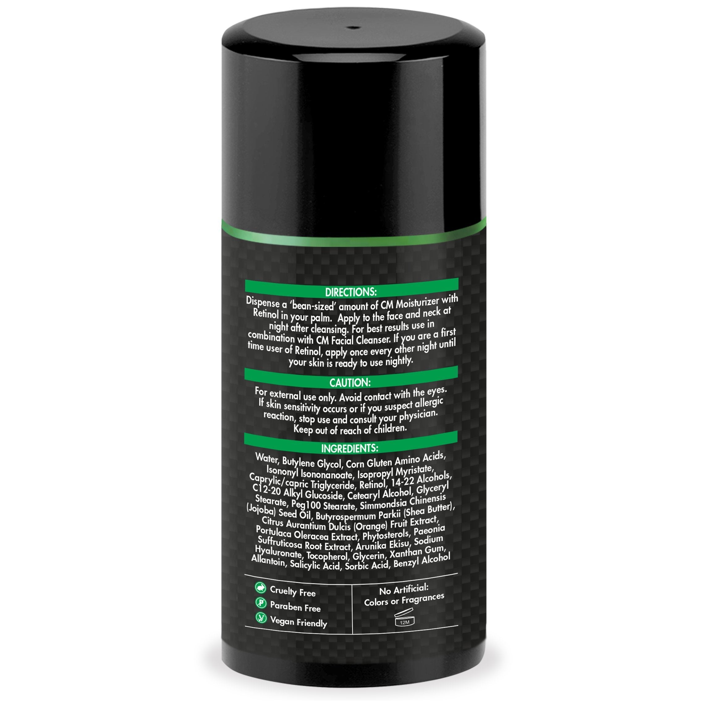 CHAMUEL MEN Daily Face Cream with 2.5% Retinol – Overnight Anti-Aging Moisturizer for Men
