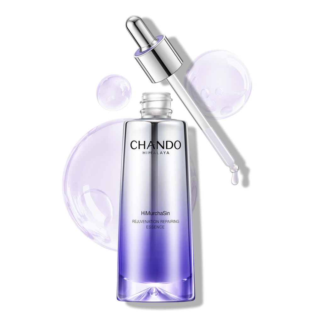 CHANDO HIMALAYA Advanced Repair Face Serum – Hydrating Anti-Aging Serum with Rose, Hyaluronic Acid & Peptides