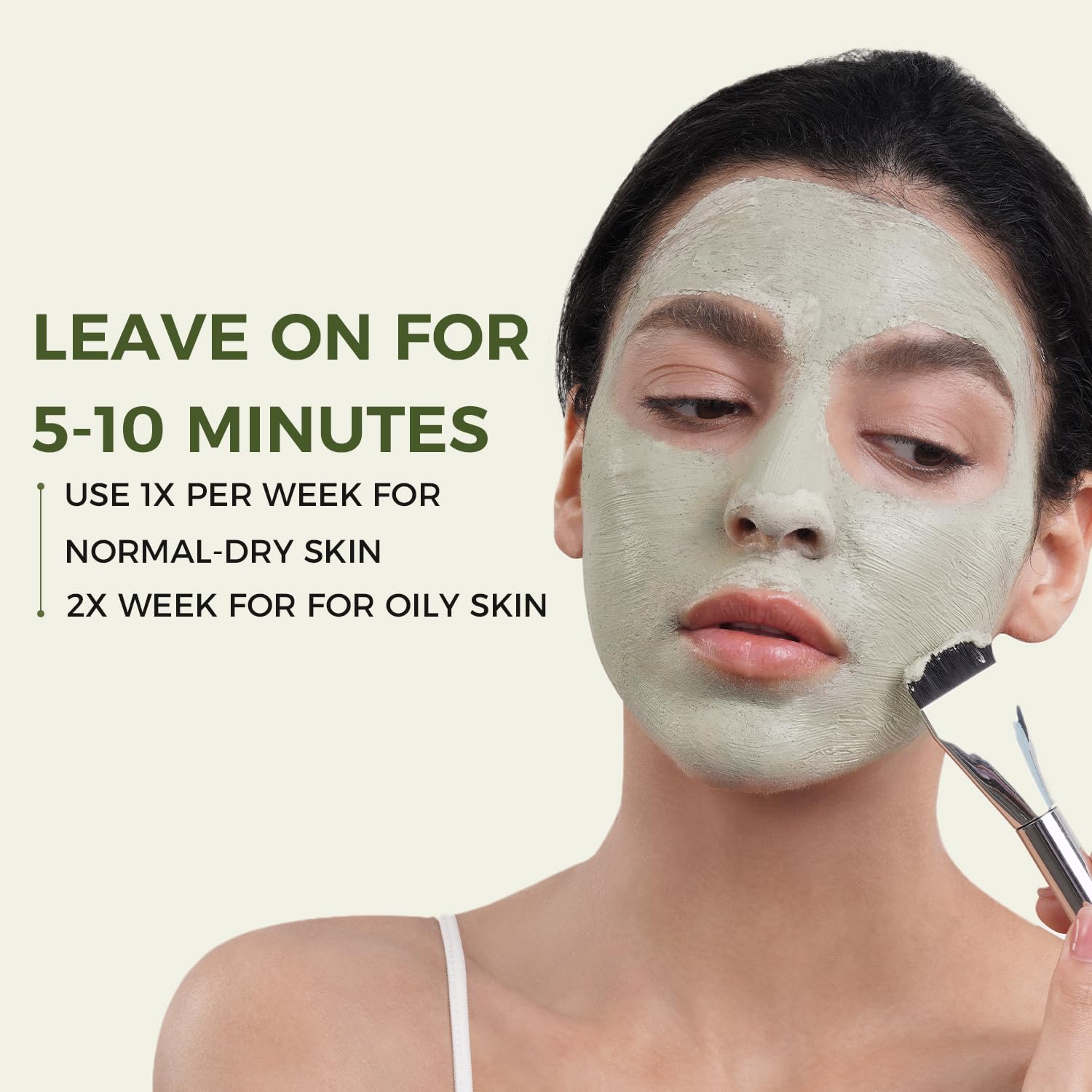 CHANDO HIMALAYA Purifying Green Tea Mask (2 Pack) — Deep Pore Cleansing with Green Tea Extract & Himalayan Clay