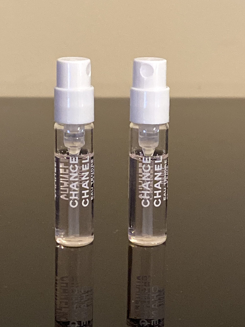 CHANEL Chance Eau Tendre Vial Sampler Set – 2 x 0.05 oz / 1.5 ml for Women