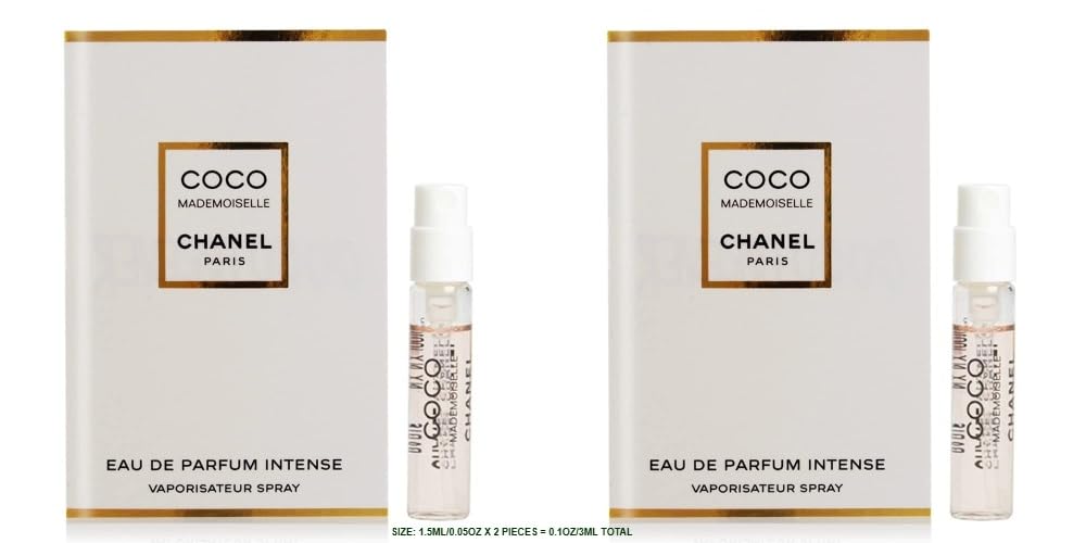 CHANEL Coco Mademoiselle Intense EDP – 2 x 1.5 ml Vial Sampler Pack