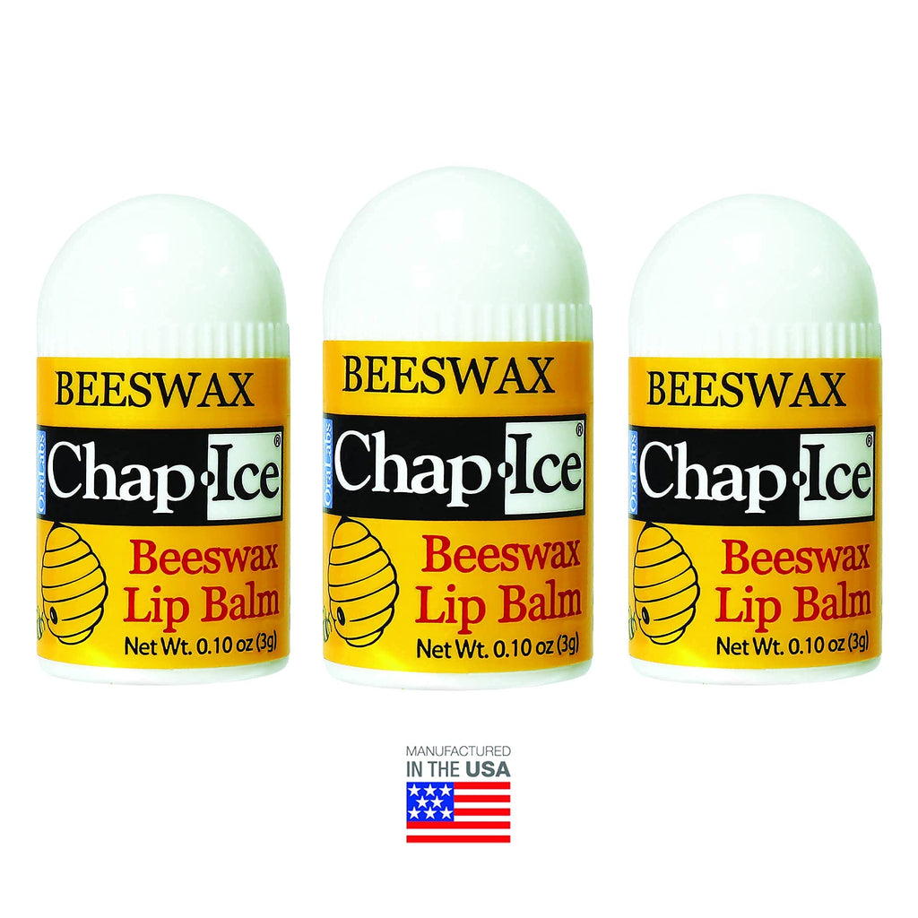 Chap-Ice® 12-Count Peppermint Mini Lip Balm with Vitamin E – Made in USA