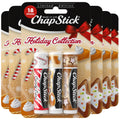 ChapStick Bulk Lip Balm – Holiday Variety 3-Packs (18 Sticks) Candy Cane, Sugar Cookie, Pumpkin Pie