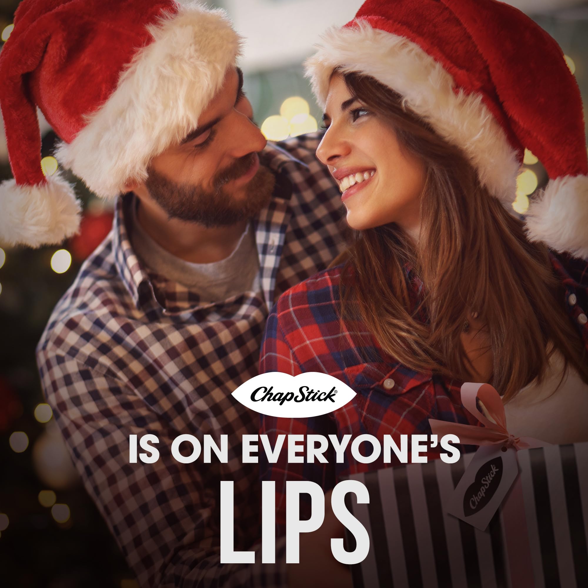 ChapStick Candy Cane Lip Balm Bulk — 36-Count (12 Packs of 3) | Fresh Mint Lip Moisturizer