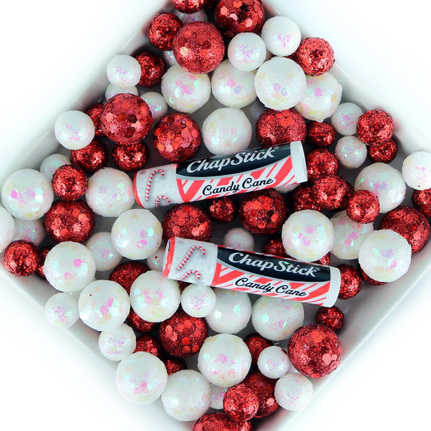 ChapStick Candy Cane Lip Balm – 6-Count Minty Moisturizer | Fresh Holiday Lip Care