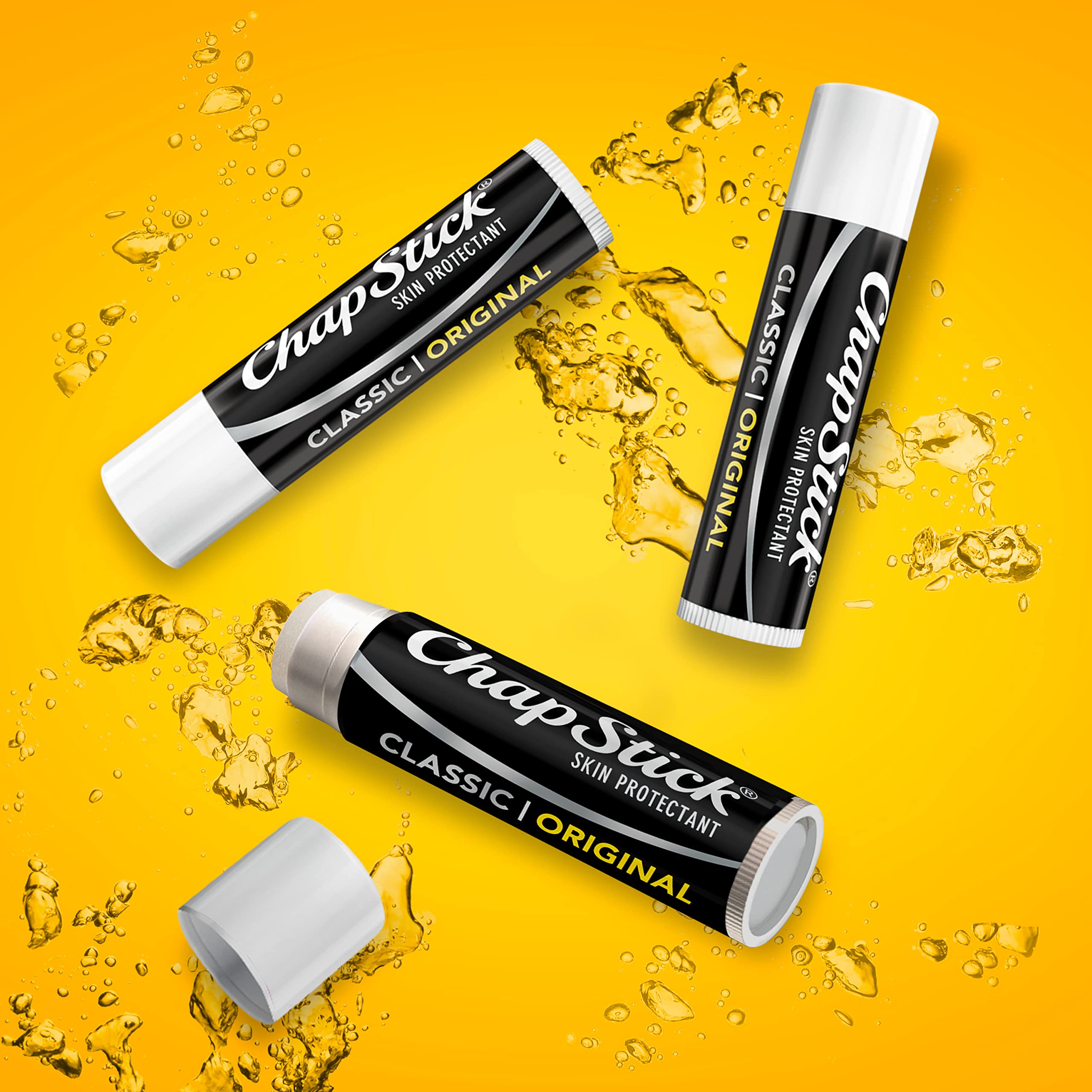 ChapStick Classic Original Lip Balm Tubes – 12 Pack (0.15 oz) | Lip Care