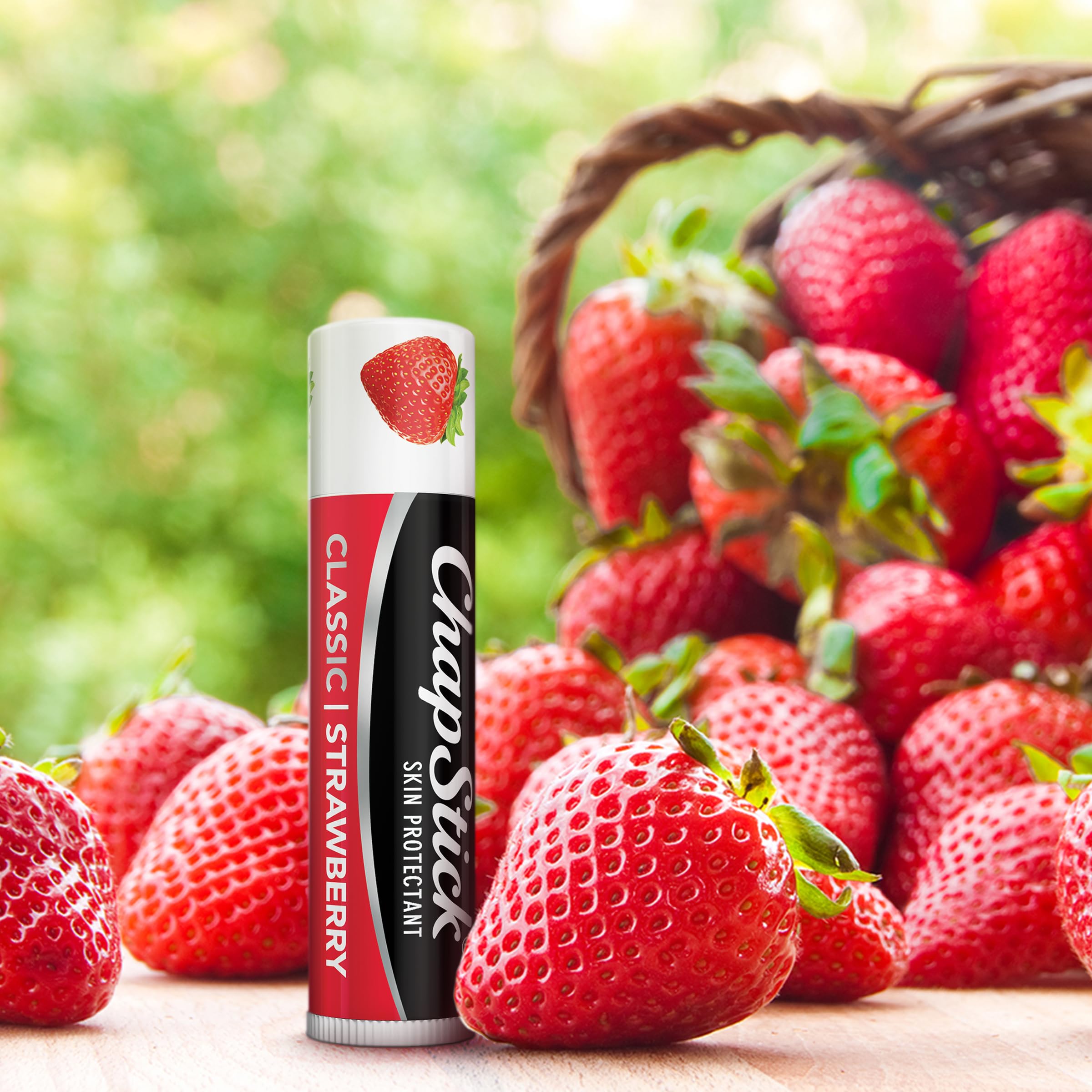 ChapStick Lip Moisturizer Classic Strawberry 3-Pack (36 Tubes) – Bulk Lip Balm