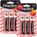 ChapStick Classic Strawberry Lip Balm – 6 Count, Sheer Tint Moisturizer