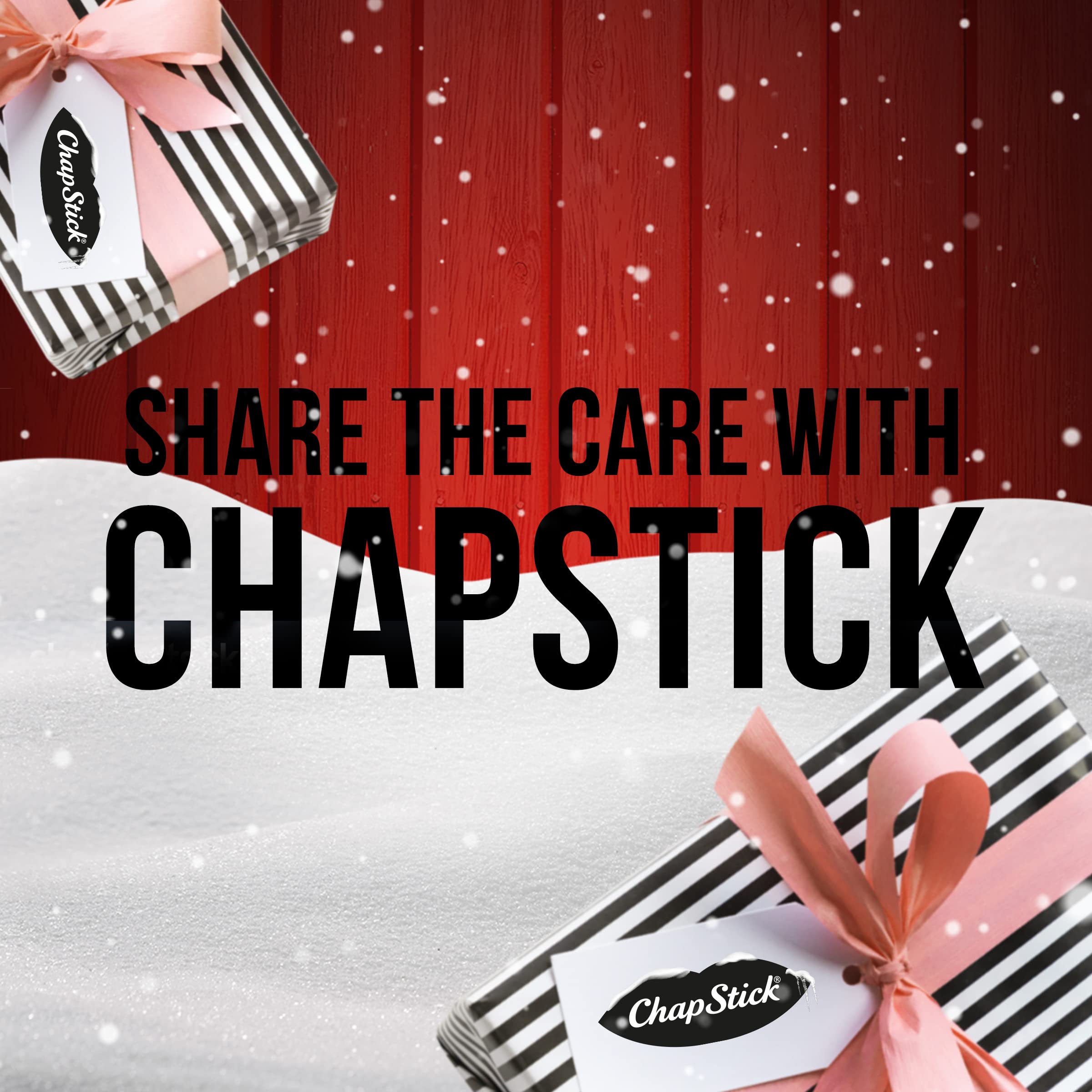 ChapStick Holiday Lets Celebrate Christmas Tree Lip Balm Gift Set - Pack of 4