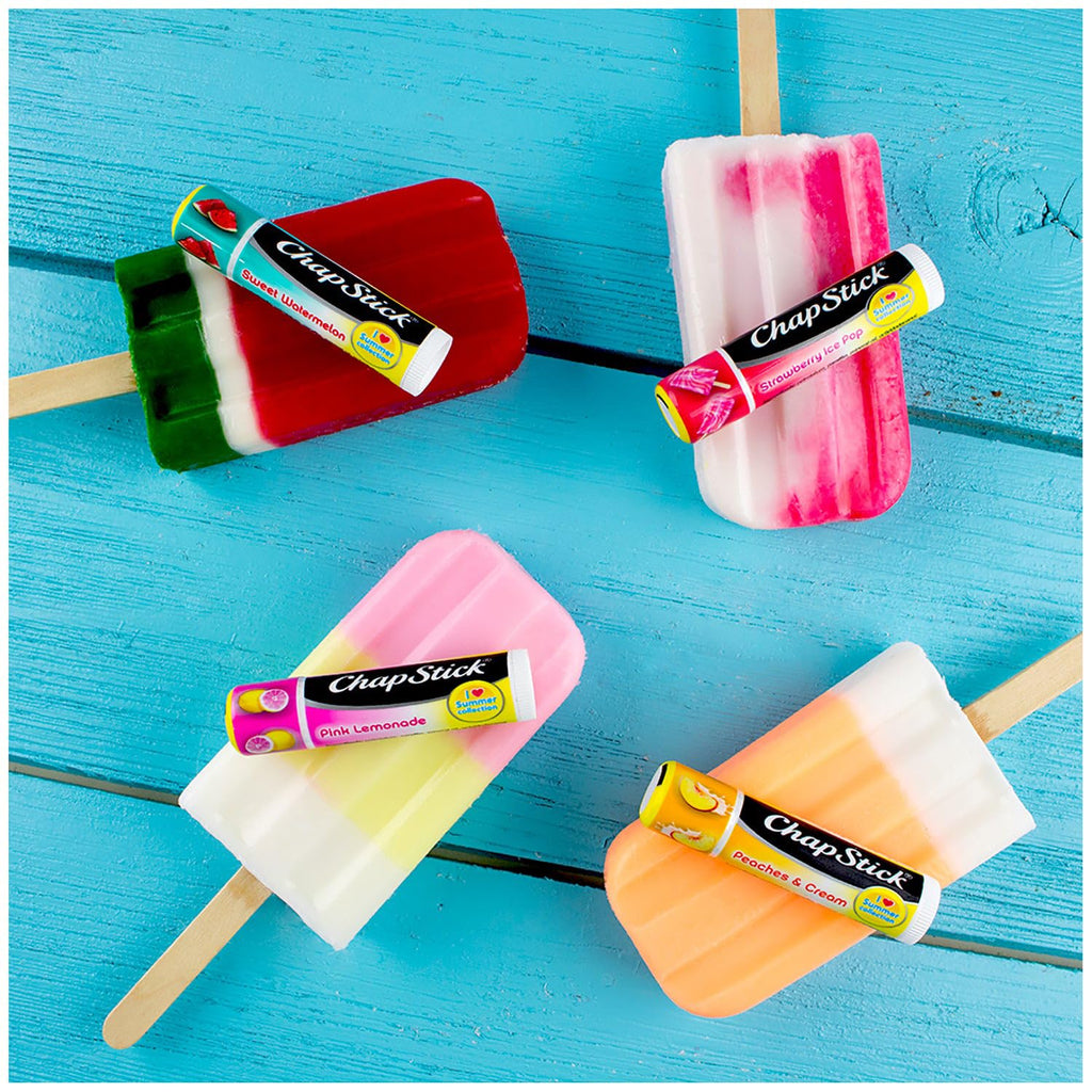 ChapStick Lip Moisturizer Strawberry Ice Pop – 12-Pack Limited Edition Lip Balm