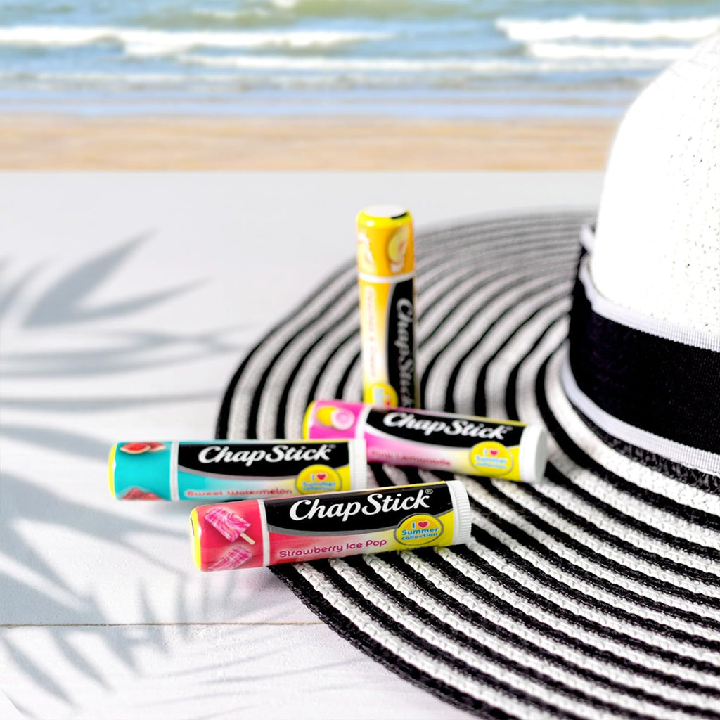 ChapStick Lip Moisturizer Strawberry Ice Pop – 12-Pack Limited Edition Lip Balm