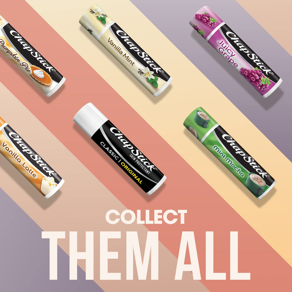 ChapStick Classic Original Lip Balm 12-Pack – Moisturizing Lip Care Bulk