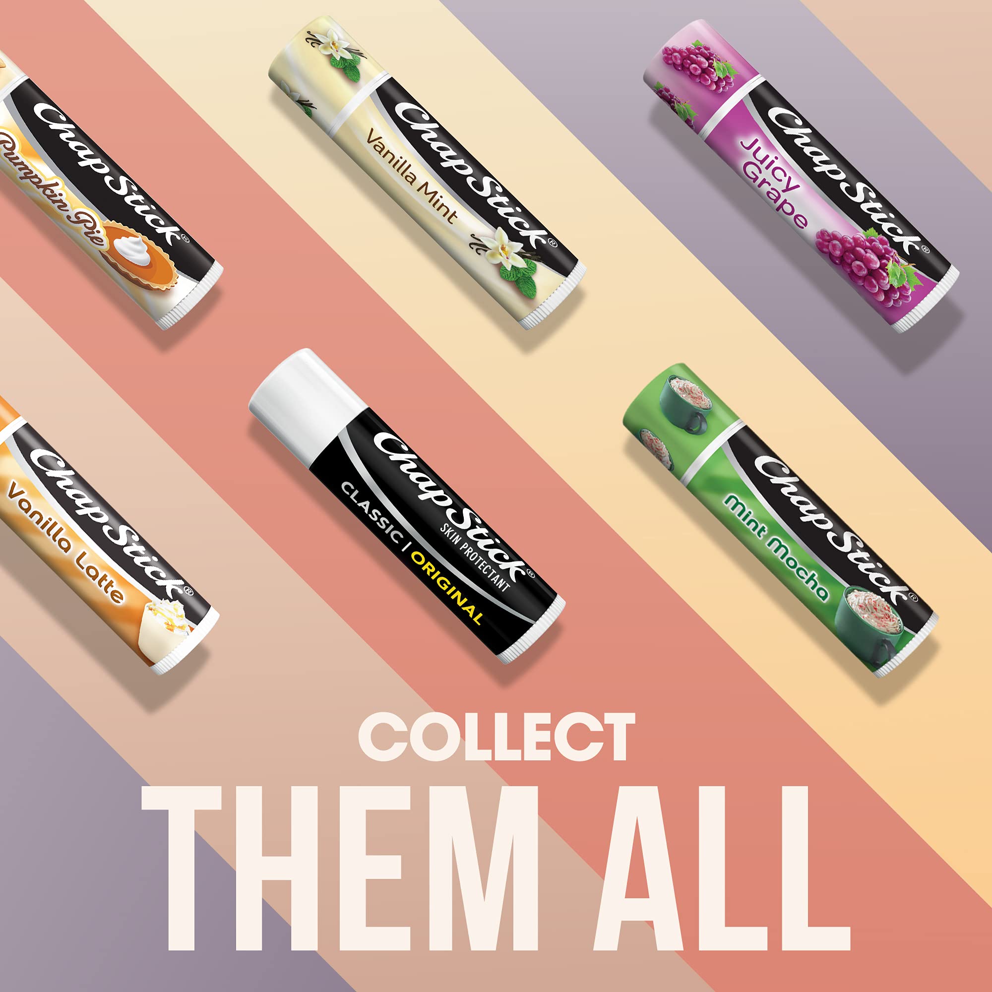 ChapStick Classic Original Lip Balm 12-Pack – Moisturizing Lip Care Bulk