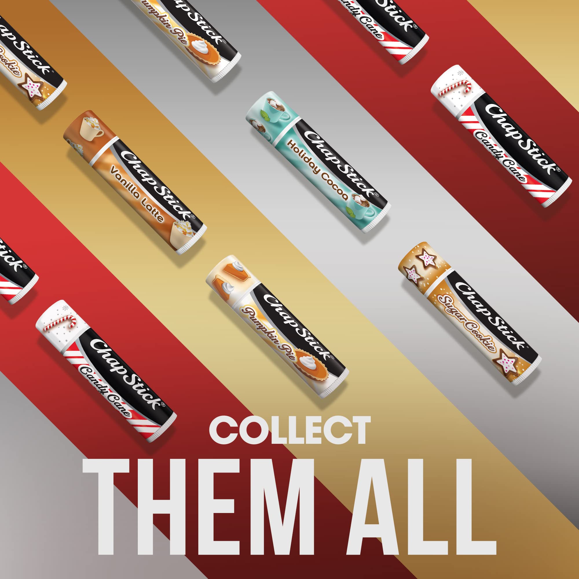 ChapStick Holiday Lets Celebrate Christmas Tree Lip Balm Gift Set - Pack of 4