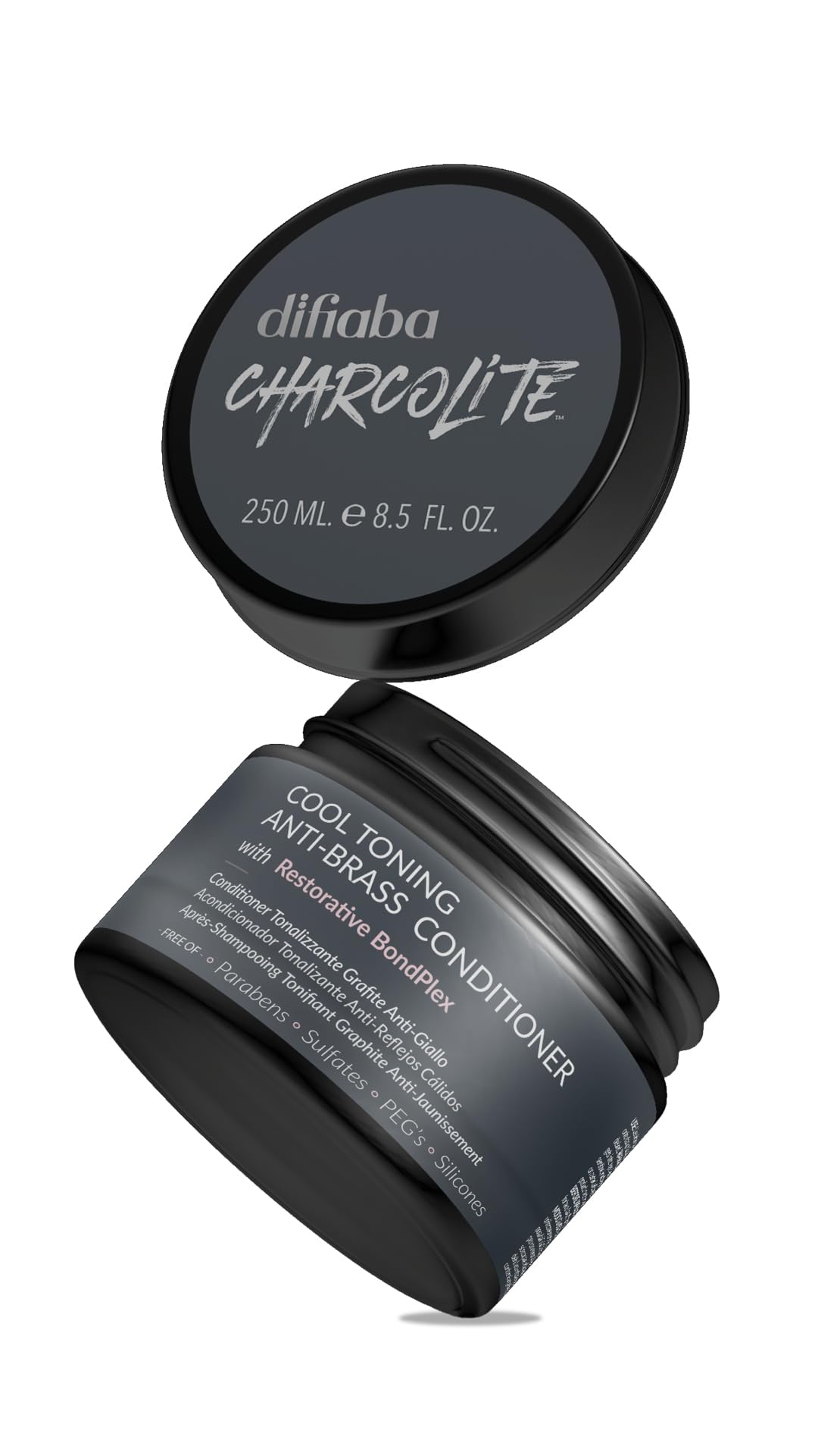Charcolite Blonde Conditioner with Restorative BondPlex – Anti-Brass Cool Tone for Color-Treated Hair 8.5 fl oz
