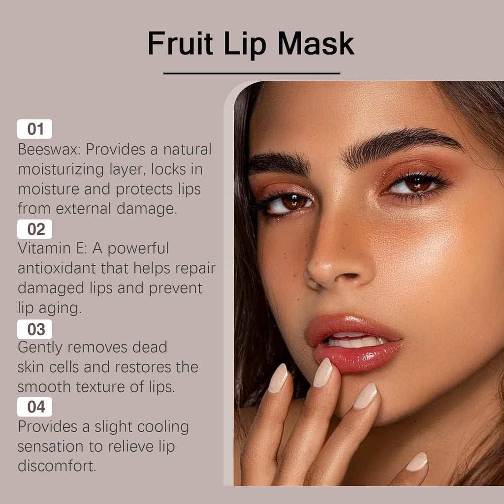 Charm Kiss Bee Lip Balm Lip Mask Honey Pot – 12 Flavors, Propolis & Vitamin E