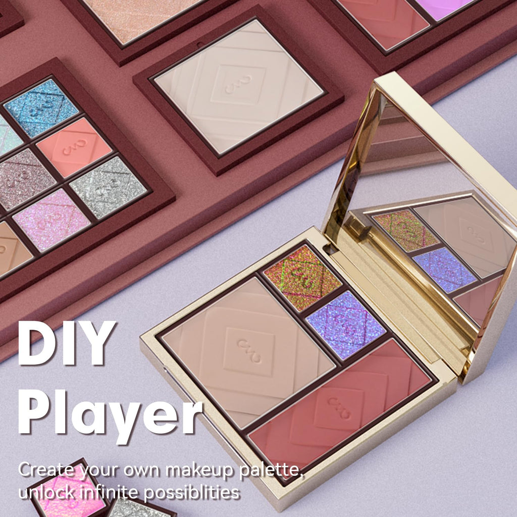 CHARMACY Chameleon All-in-One Palette – 33 Magnetic Mulrichrome Shades for Eyes, Cheeks, and Contours