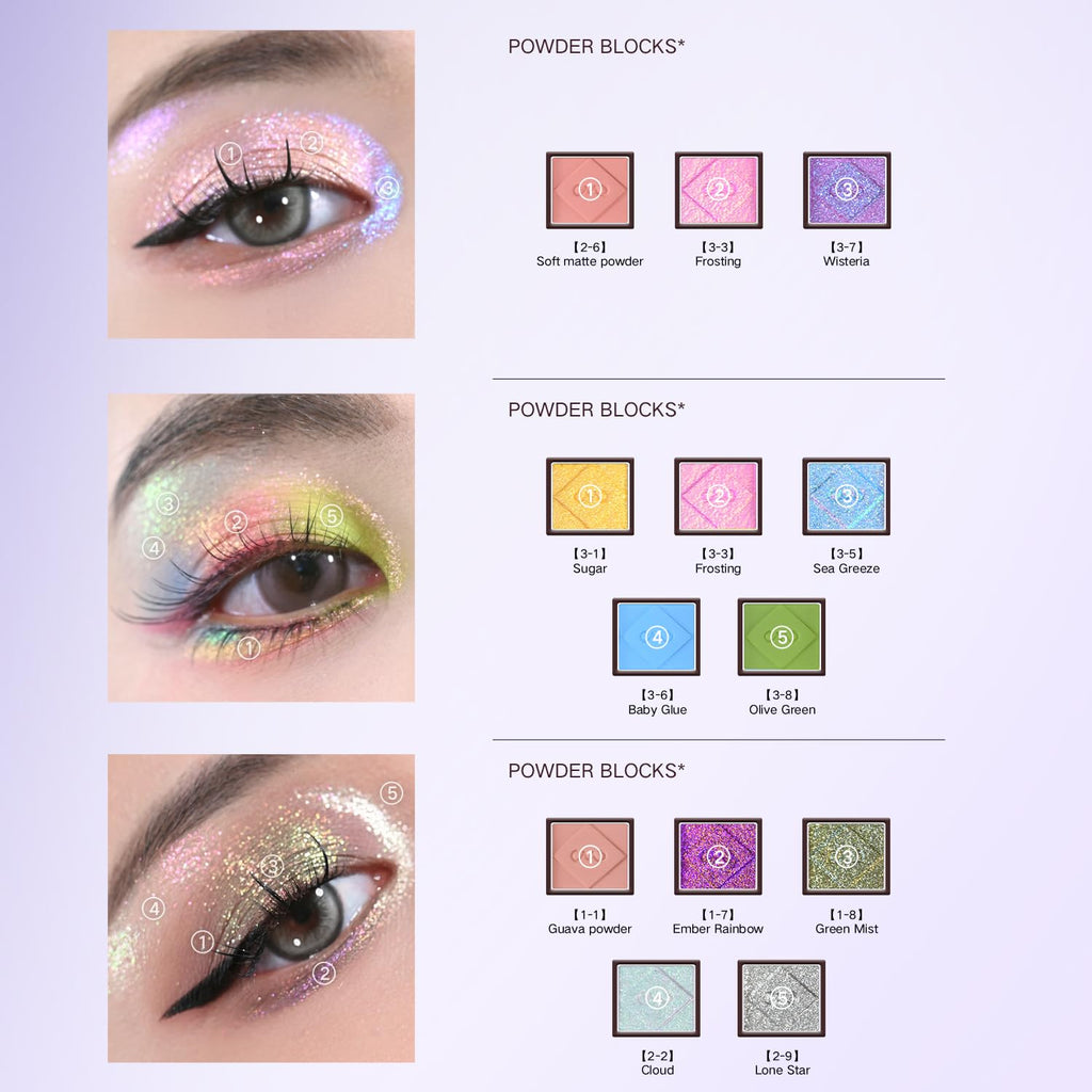 CHARMACY Chameleon All-in-One Palette – 33 Magnetic Mulrichrome Shades for Eyes, Cheeks, and Contours