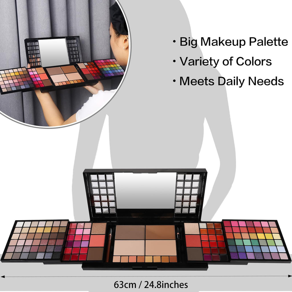 CHARMCODE All-in-One Makeup Kit | 138-Color Eyeshadow Palette & More