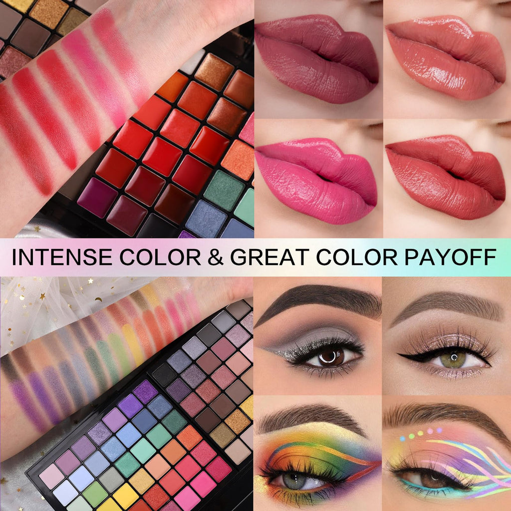 CHARMCODE All-in-One Makeup Kit | 138-Color Eyeshadow Palette & More