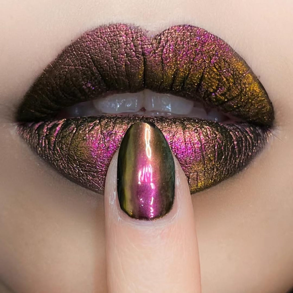 CHARMING MAY Chameleon Chrome Nail Powder – 8-Box Gel Nail Pigment