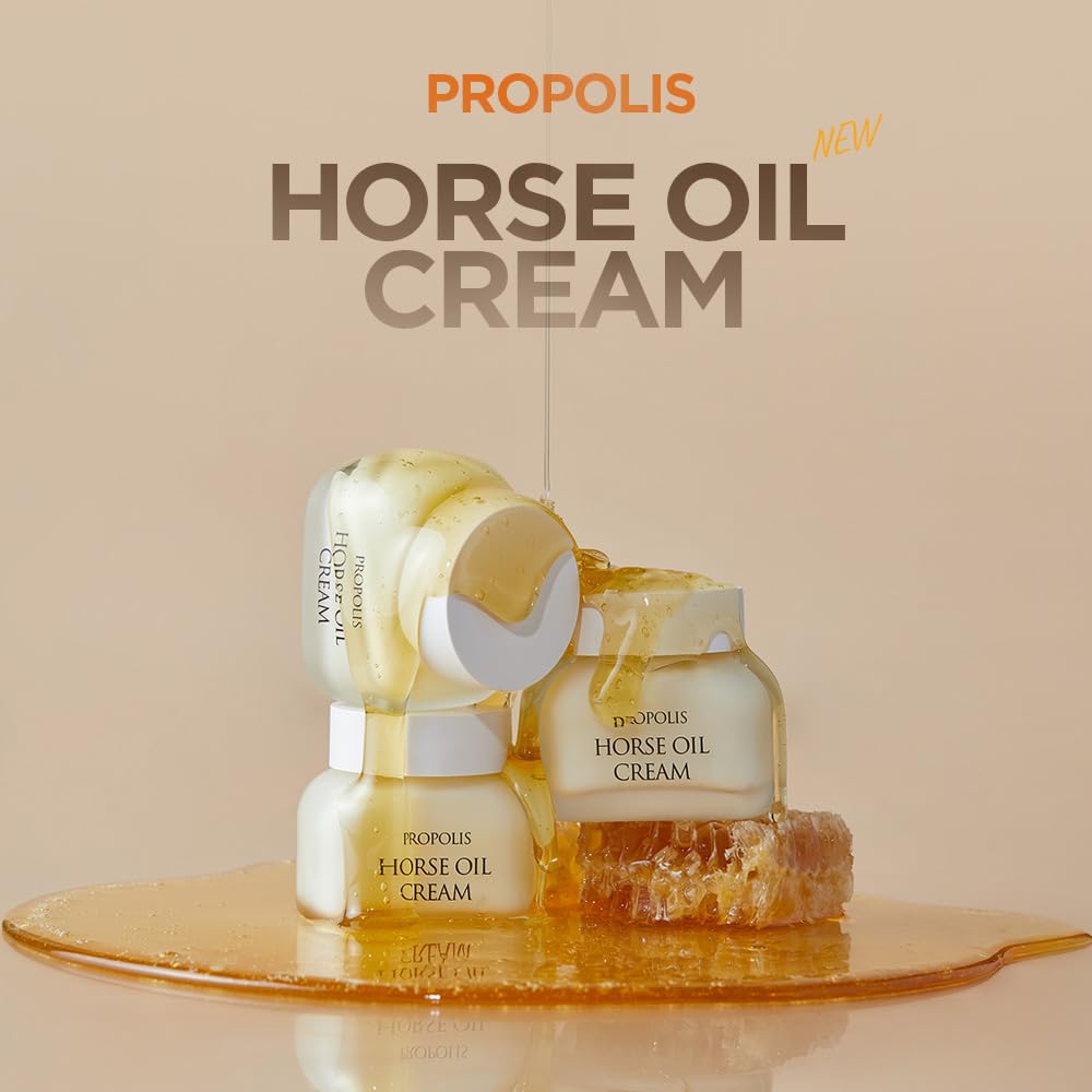 CHARMZONE Propolis Horse Oil Cream 50ml – Intense Moisture & Elasticity for Dry, Sensitive Skin