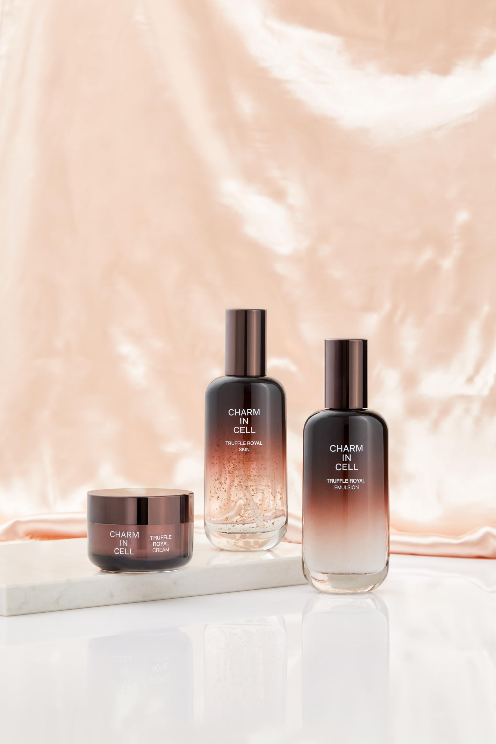 CHARMZONE Truffle Royal Anti-Aging Skincare Set | Korean 3-Piece Toner, Emulsion & Cream