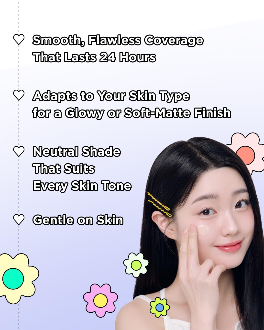 CHASIN' RABBITS All About Glow Cover Cream – Lightweight Hydration, 24H Radiance