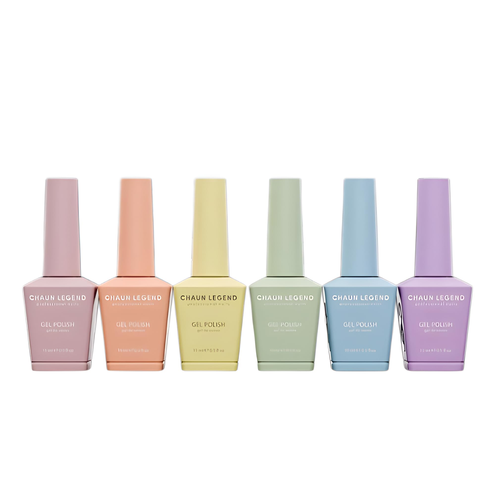 Chaun Legend UV LED Gel Polish – 6-Piece Dreamy Pastels Set