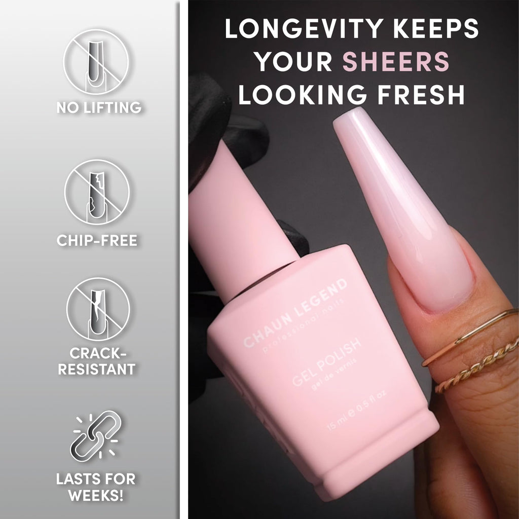 Chaun Legend UV LED Gel Nail Polish Collection – 6 Shades, Long-Lasting & High Shine