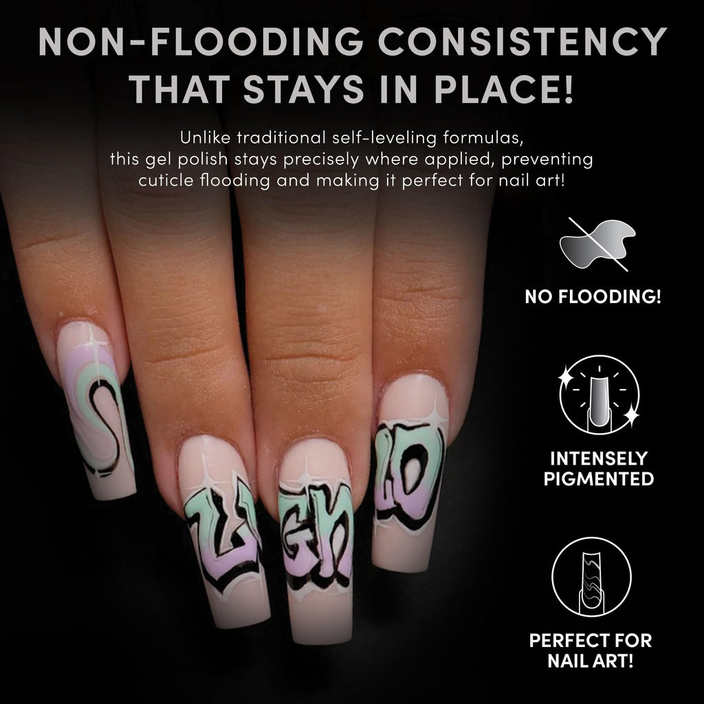Chaun Legend UV Gel Nail Polish LG5080 Black Diamond – 0.5 oz