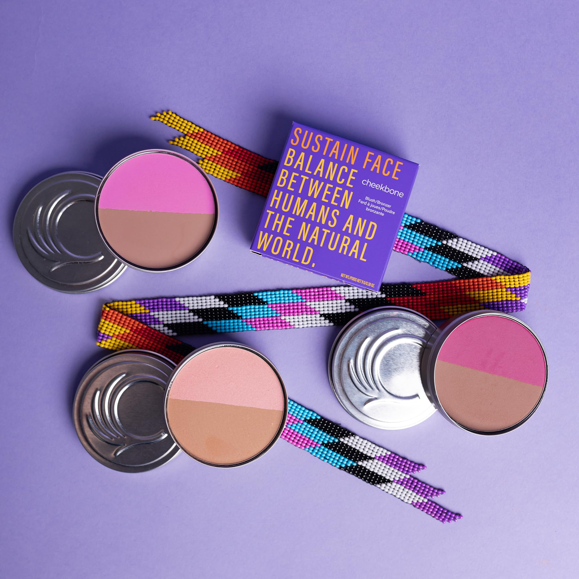 Cheekbone Balance Fair Blush/Bronzer – Talc-Free 2-in-1 Powder with Organic Jojoba Oil | Buildable Soft-Matte Finish