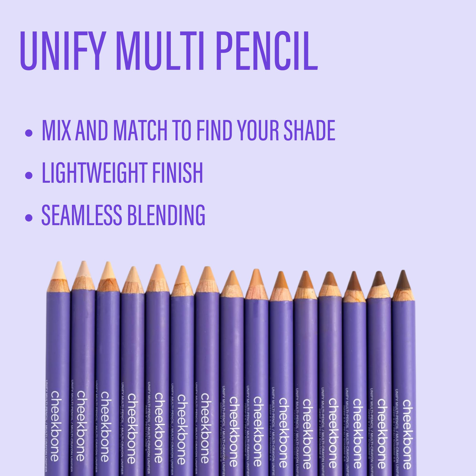 Cheekbone Unify Complexion Multi Pencil Deep 8 – Conceal, Brighten & Sculpt with a Buildable, Lightweight Vegan Formula