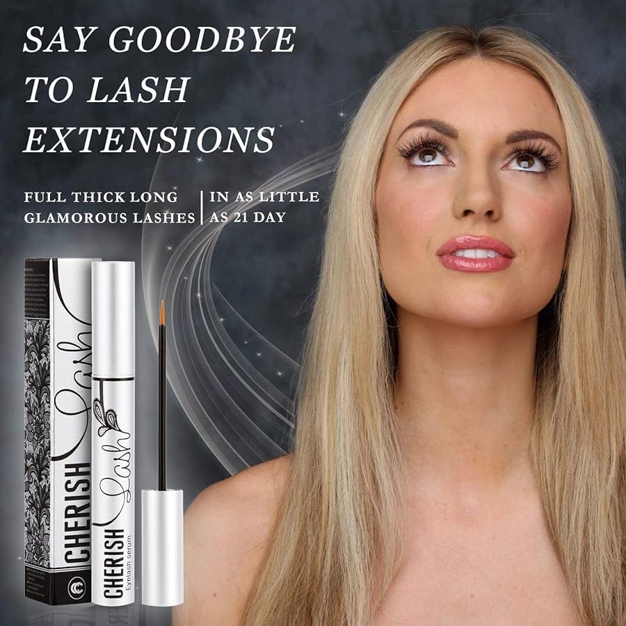 Cherish Lash Eyelash Growth Serum by Cherisher | Longer, Thicker Natural L lashes