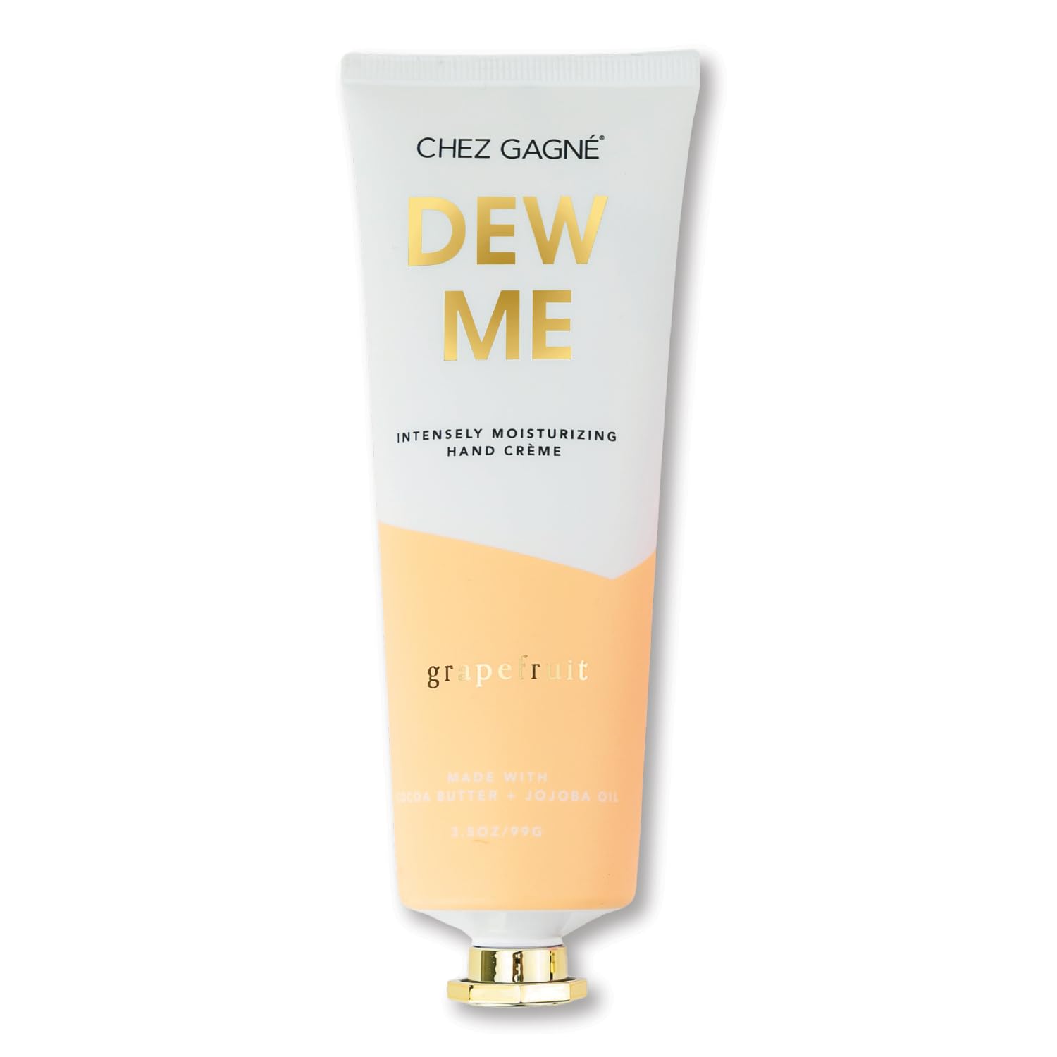 Chez Gagné Dew Me Hand Crème – Grapefruit Scented, 3.4oz, Intensely Moisturizing