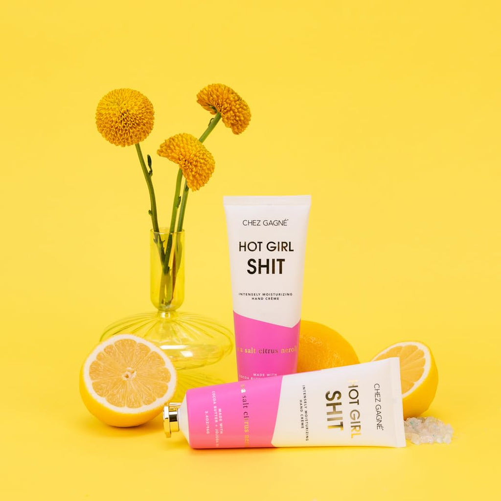 Chez Gagné Intensely Moisturizing Vegan Hand Cream – Jojoba Oil & Cocoa Butter, Non-Greasy, Fast-Absorbing, Made in USA