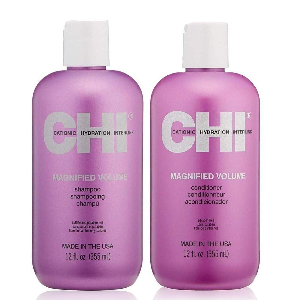 Chi Magnified Volume Shampoo & Conditioner Duo – 12oz Each | CHI