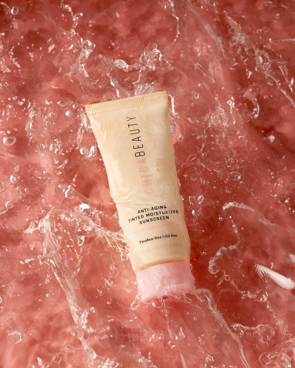 CHICA BEAUTY 3 in 1 Tinted Moisturizer SPF 30 – Medium Shade, Oil-Free & Vegan
