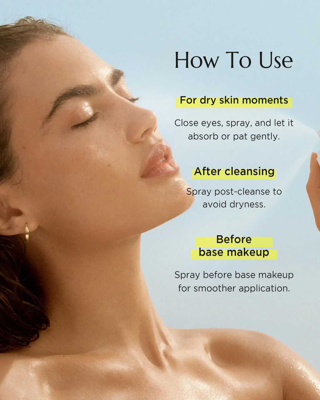 CHICHO Boosting Serum: Korean Sage Water, Vitamin B12 & Niacinamide – Hydrating Vegan Face Spray 3.38 fl oz