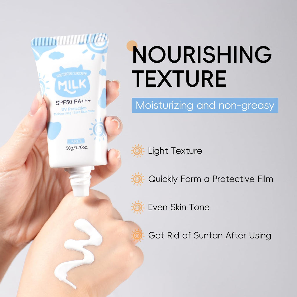 ChicNana Milk Skincare Set 8pc Gift Kit for Teens & Women