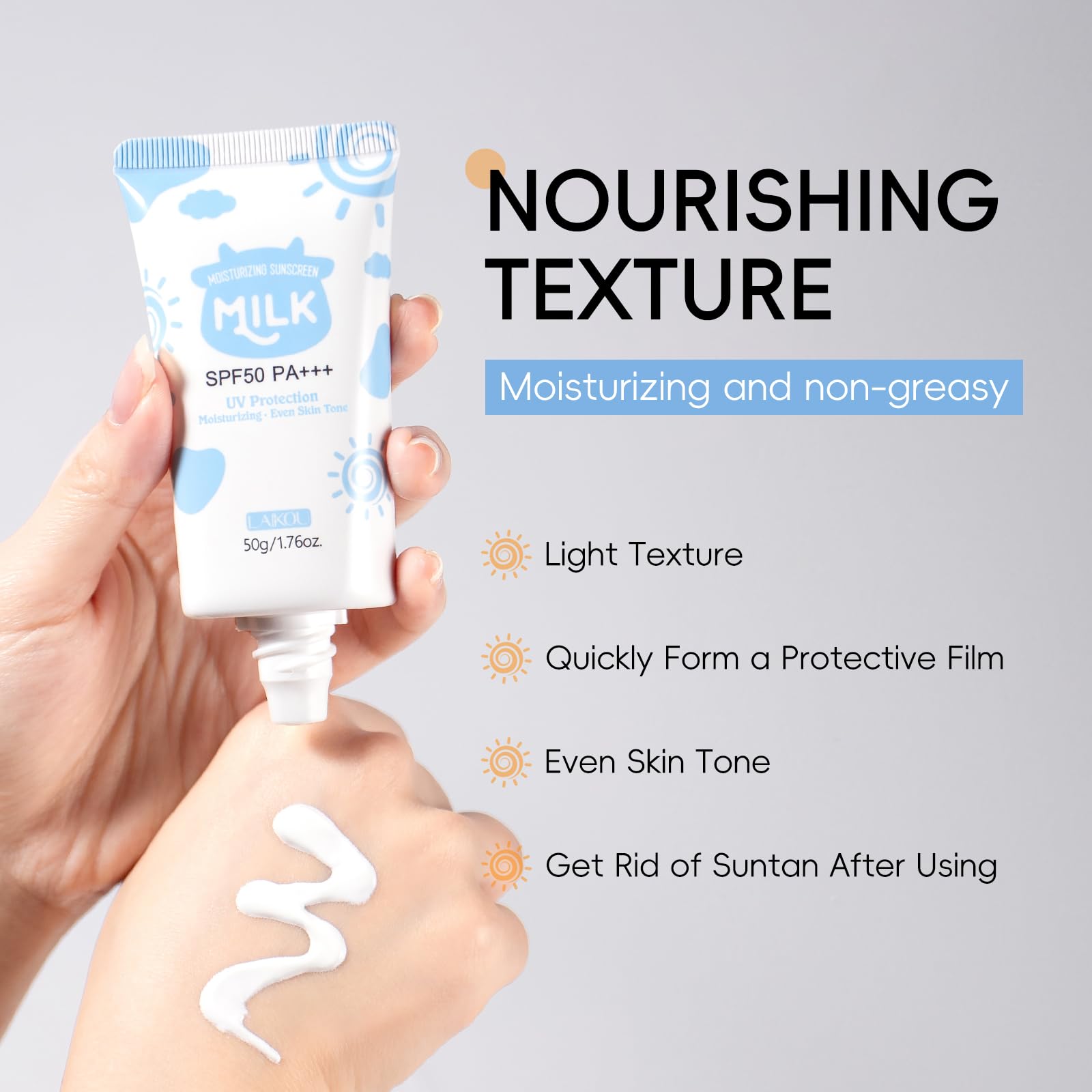 ChicNana Milk Skincare Set 8pc Gift Kit for Teens & Women