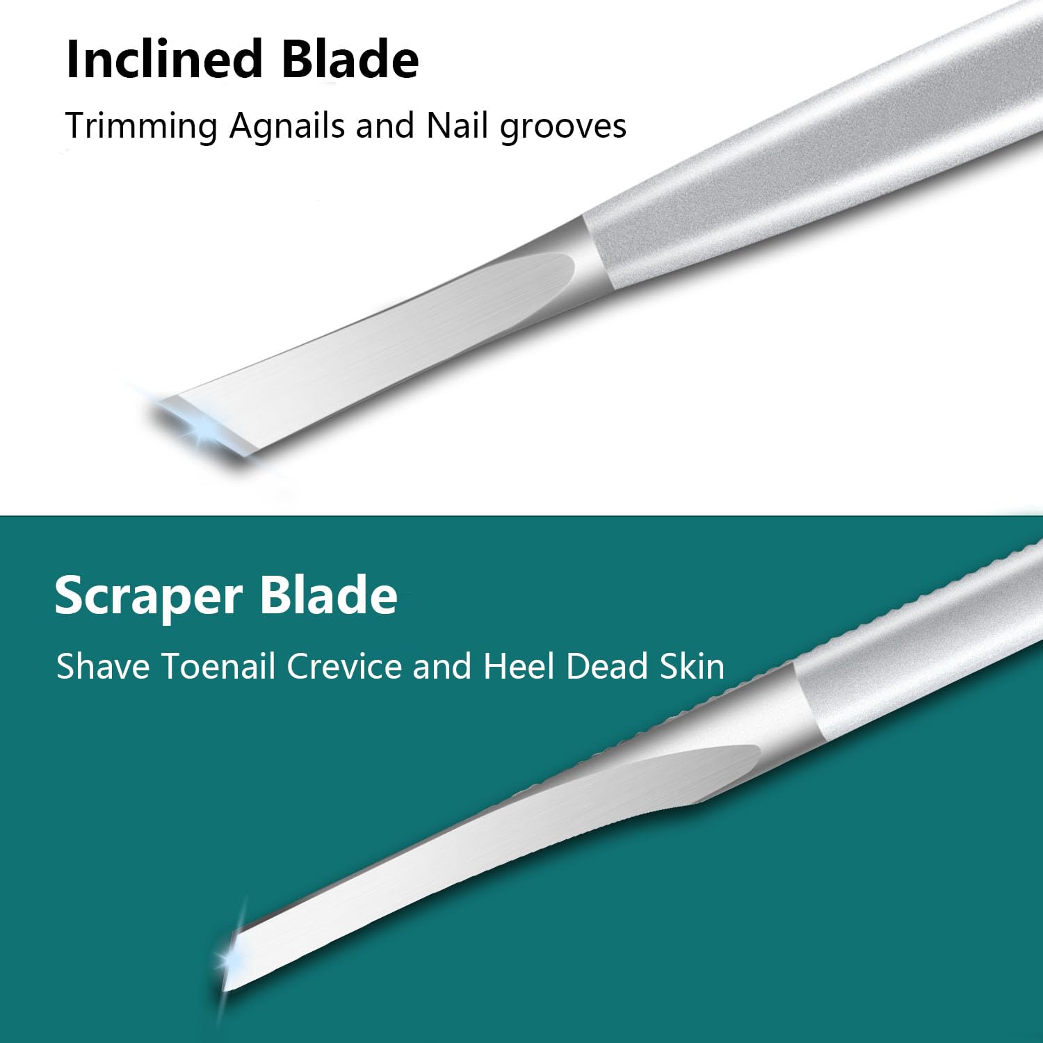 CHICREEN Ingrown Toenail Removal Kit – 4-Piece Stainless Steel Pedicure Tools