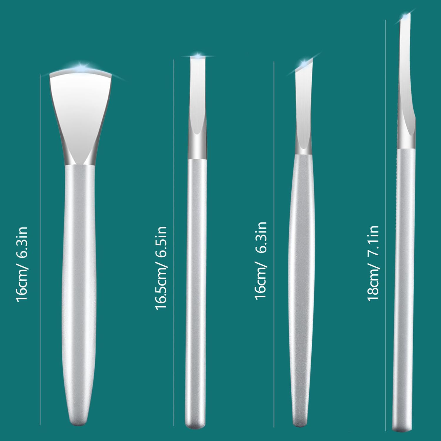 CHICREEN Ingrown Toenail Removal Kit – 4-Piece Stainless Steel Pedicure Tools
