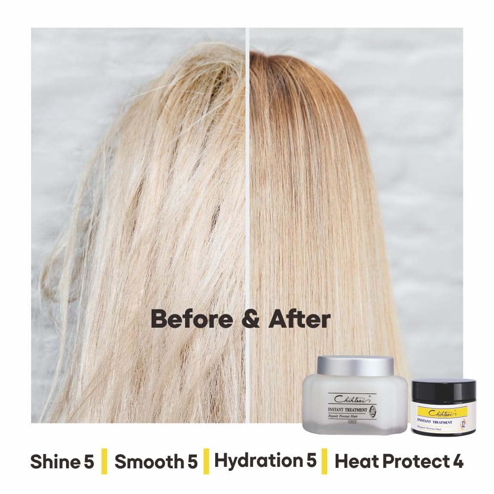 Chihtsai Instant Treatment 1.7 oz – Silk-In Leave-In for Rough & Coarse Hair